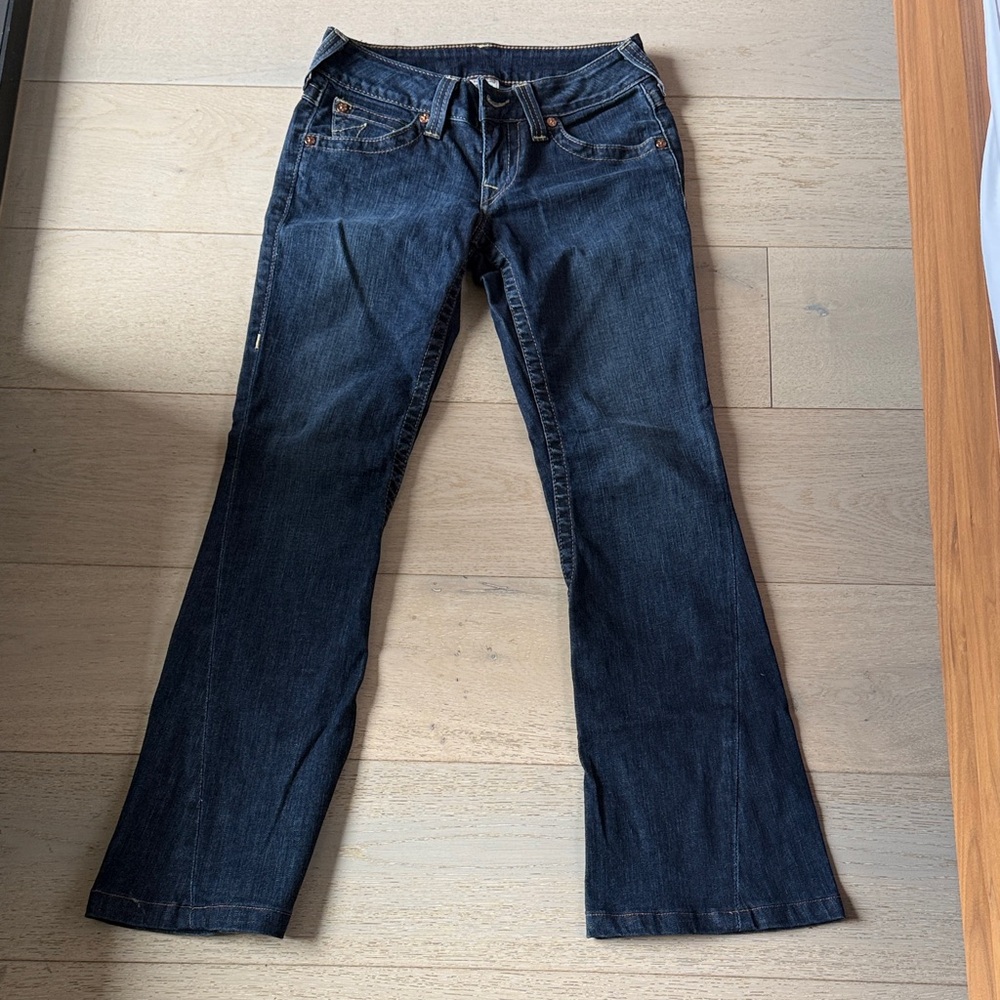 True Religion Dark Blue Flare Jeans